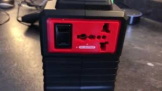 Paxcess Portable 100-Watt 110V Inverter Generator Power Station Bank