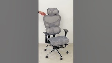 Ghế công thái học lưng lưới có gác chân #ghecongthaihoc #ghevanphong #ghelamviec #homeoffice