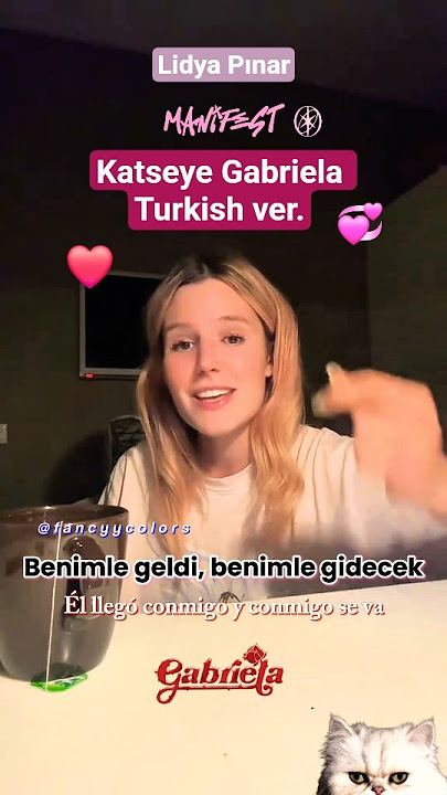 Gabriela Türkçe Cover | Lidya Pınar #manifestgirls #manifam #katseye #keşfet