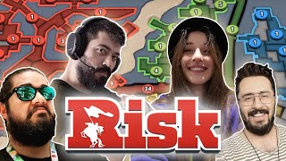 BİZE KARŞI ÇİRKİN İTTİFAK !! | Risk w/ Pqueen, CanSungur, EasterGamers