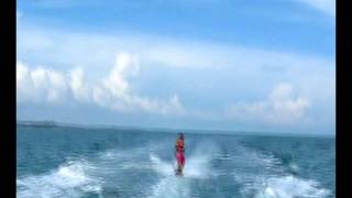 Eric wakeboarding