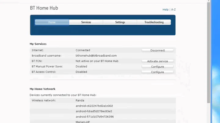 How to find out your External IP Address on your BT HomeHub