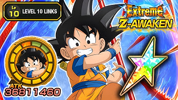 100% EZA PHY F2P DAIMA GOKU LEVEL 10 LINKS! Dragon Ball Z Dokkan Battle