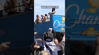 Okies Finally Have A Top Dog Oklahoma City Comes Out To Celebrate Thunder Champions Parade