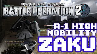 Gundam Battle Operation 2: Rob Still Likes The MS-06R-1 High Mobility Zaku