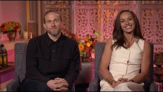 Charlie Hunnam and Antonia Desplat about falling for "Shantaram"