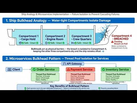 Bulkhead Design Pattern in Microservices Explained | Failure Isolation