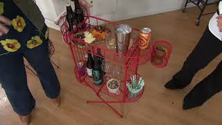 Temp-tations Tableside Butler Cart with Prep Caddies on QVC