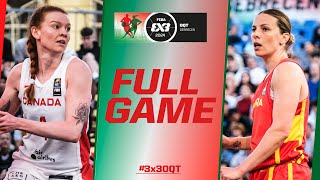 OLYMPIC TICKET GAME: Canada 🇨🇦 vs Spain 🇪🇸 | FIBA #3x3OQT 2024