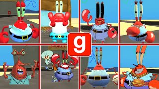 GMOD: All kinds of Mr Krabs // All Mr Krabs-Nextbots █ Garry's Mod █