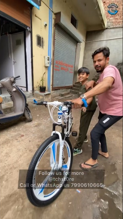 Dad Gift His Son BMW X6 Foldable Bicycle 🤩 Happy Customer From Ahmedabad  #shorts