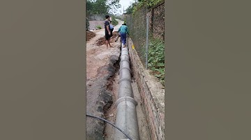 lắp đặt cống thoát nước dân sinh # shorts
