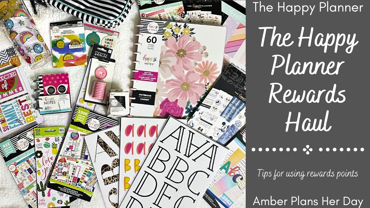 Happy Planner Haul | Using Rewards with FREE Shipping to get GOOD Deals
