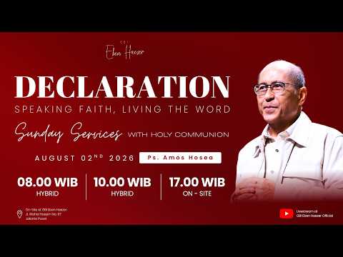 2nd Sunday Service - 02 August 2026 with Ps. Amos Hosea &amp; Dave Gerard Que