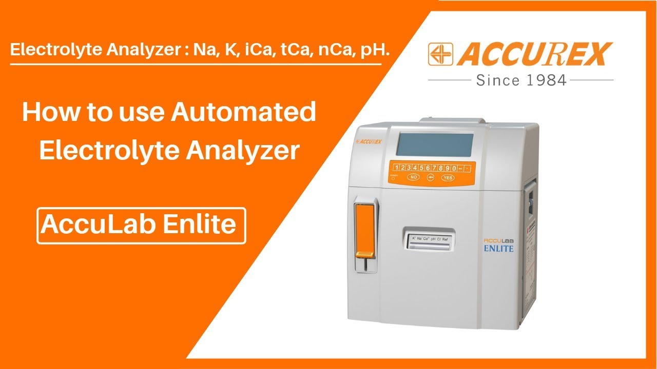 How to use Automated Electrolyte Analyzer? Acculab Enlite Accurex