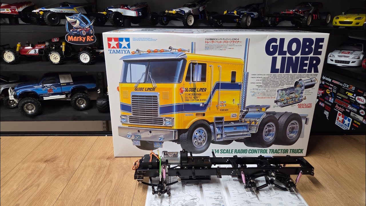 Part 3 tamiya globeliner lorry  build 