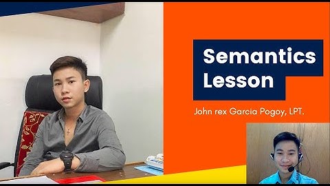 Semantics of English