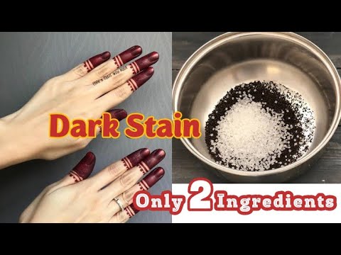 Long Lasting Dark Nail Henna | Nail Mehndi | How To Get Best Nail Mehndi  Stain | Dark Nail Colour - YouTube
