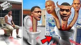 GTA 5 : Franklin search Every Skibidi Toilet in GTA 5  (GTA 5 mods)