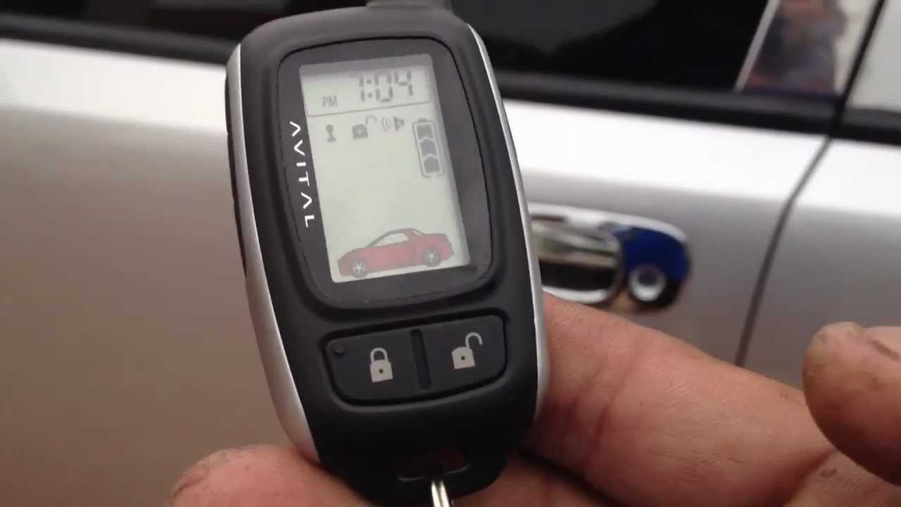 Avital car alarm installation Miami - YouTube