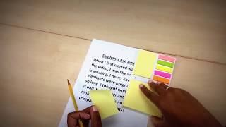 Adding Information to Your Writing Using Sticky Notes