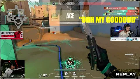 Tarik Reacts To ZETA Laz INSANE Ace Clutch Against NRG | NRG vs. ZETA - Valorant Champions 2023