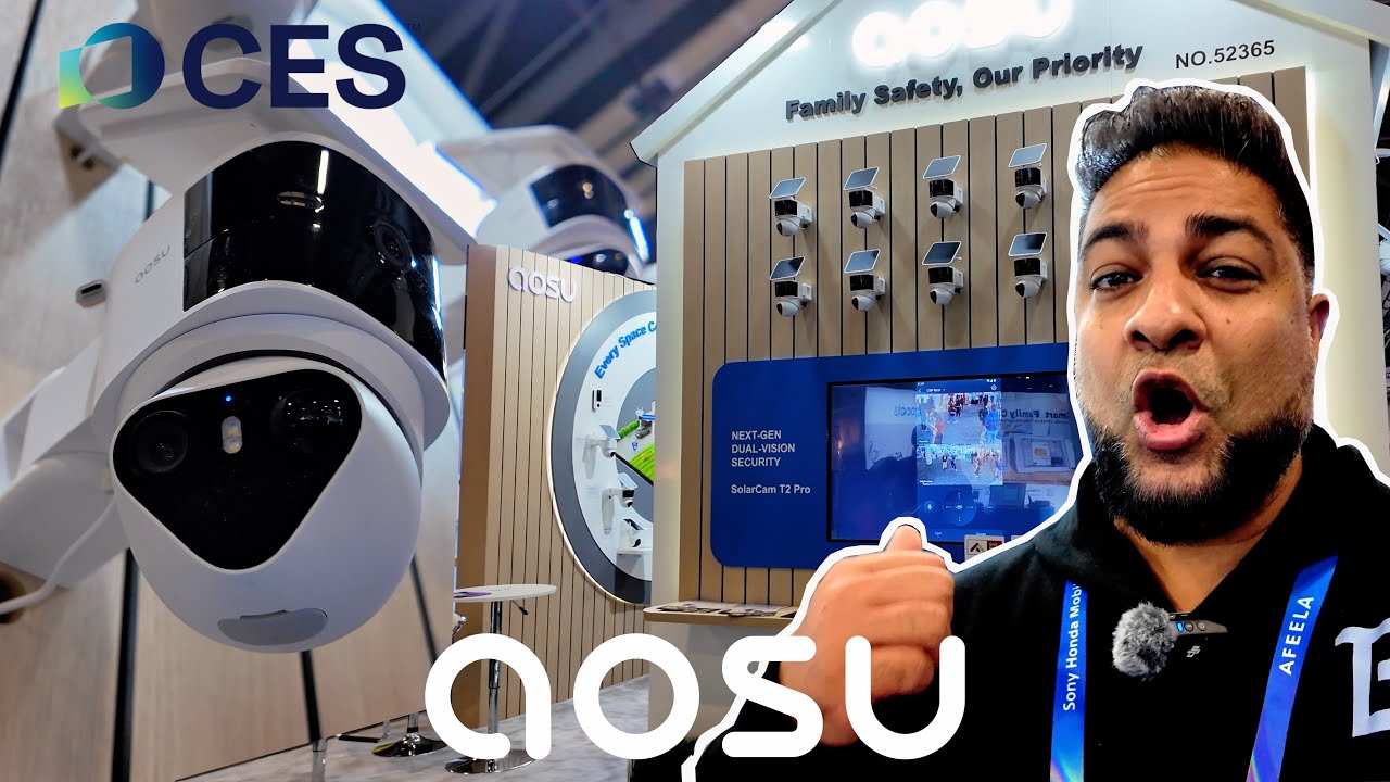 Advance Home Security CES 2026, featuring Aosu T2 Pro Home Cameras