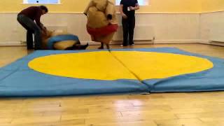Sumo fight. Girl Vs Boy