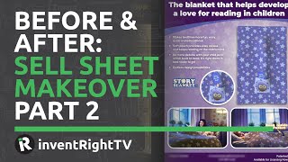 Before & After: Sell Sheet Makeover Part 2