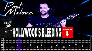 【POST MALONE】[ Hollywood's Bleeding ] cover by Masuka | LESSON | GUITAR TAB