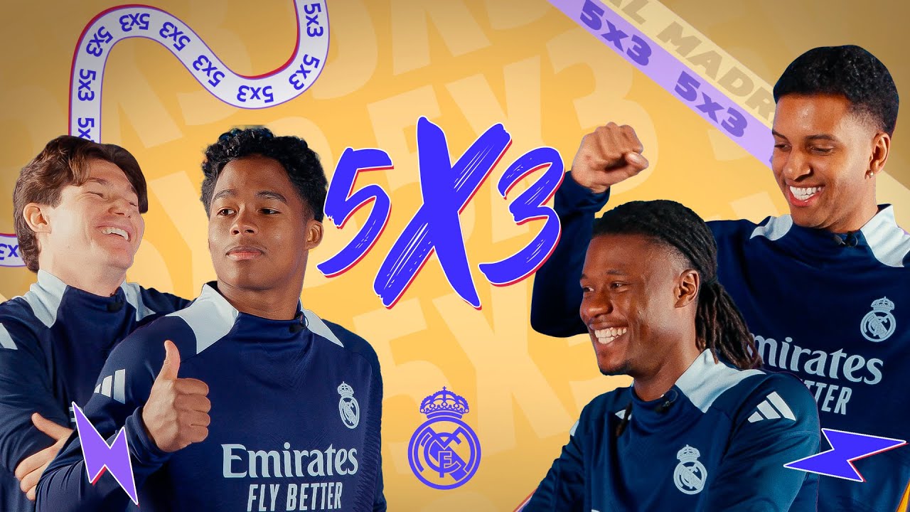 New CHALLENGE 5x3 | Fran vs Camavinga. Endrick vs Rodrygo | Real Madrid