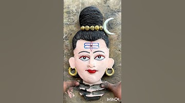 Mahadev murti making/bholenath idol making/mahadev idol making #trending