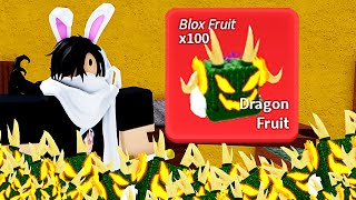 CONSEGUI 100 DRAGONS NO BLOX FRUITS (ROBLOX)