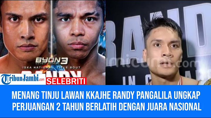 Menang Tinju Lawan Kkajhe Randy Pangalila Ungkap Perjuangan 2 Tahun Berlatih dengan Juara Nasional