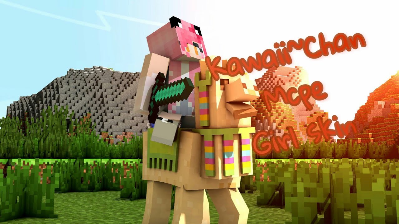 Aphmau KawaiiChan mcpe skin(free copy) YouTube