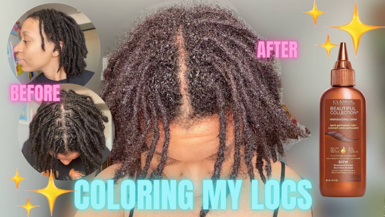 Dying My Locs || Clairol Beautiful Collection Semi-Permanent Hair Color -  thptnganamst.edu.vn