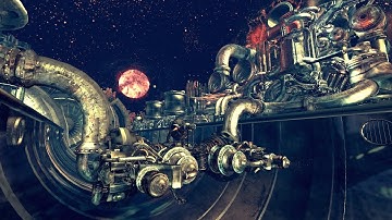 Unreal Tournament 3 [UT 3] map BR-SpaceGalleon_ElysiumDocks (Moloch Pack 5) HD