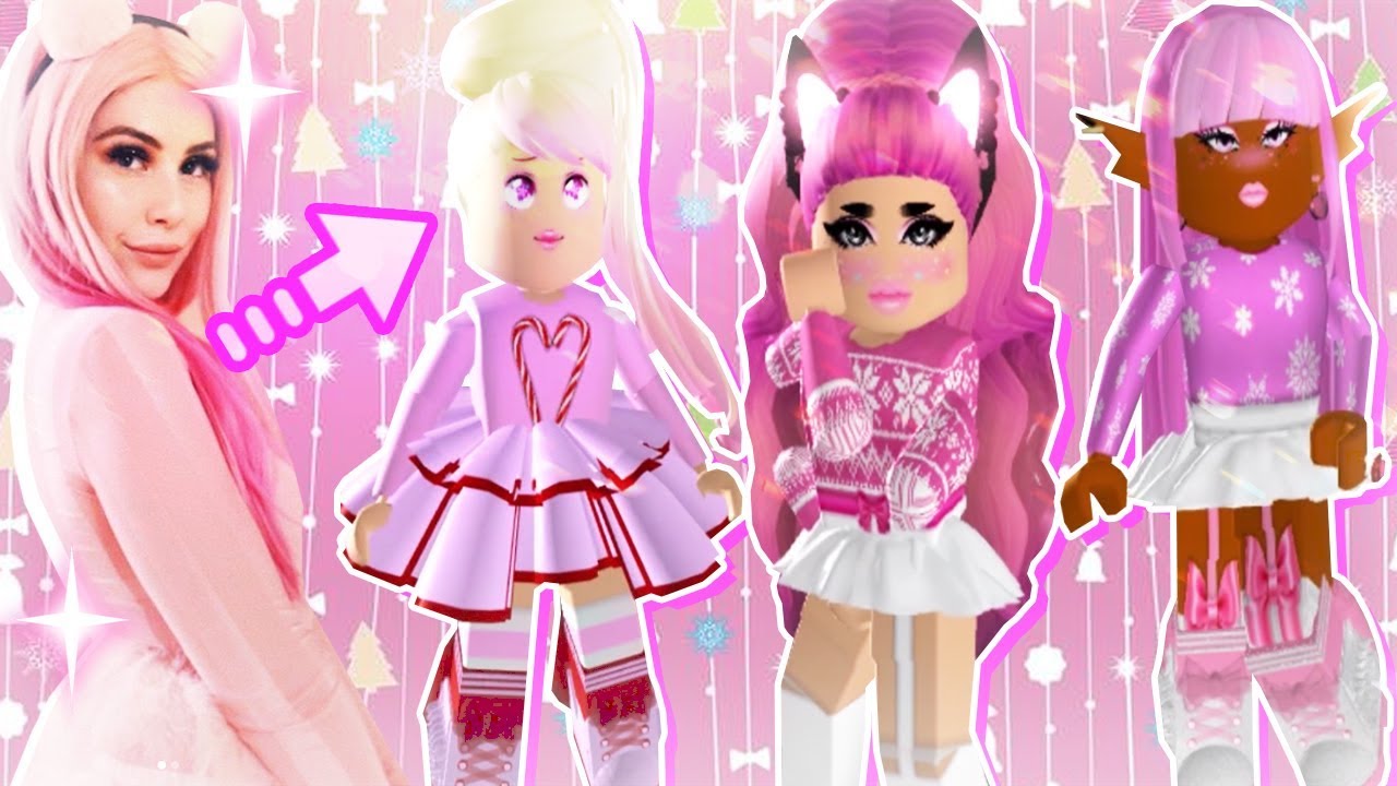 CUTE XMAS Outfits w/ LEAH'S PINK CHRISTMAS COLLECTION in Royale High