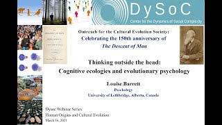 Louise Barrett : Thinking Outside the Head: Cognitive Ecologies and Evolutionary Psychology