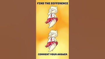 Ultimate Find the Difference Challenge: Test Your Observation Skills- #Shorts