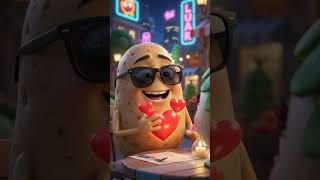 🥔 Aloo Ne Tamatar Ko Dhoka De Diya! 😱 Secret Date With Pyaz | Funny AI Animation