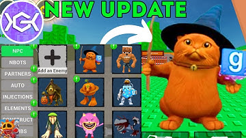 SECRET UPDATE 9.3.3 Nextbot in Playground MOD unlock WIZARD CAT BRAINROT in Garry