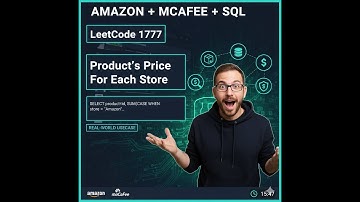 LeetCode 1777 – Product’s Price For Each Store | Pivot Table SQL @DevVijayChauhan
