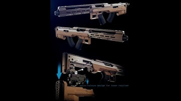 SRU Ruger 10/22 Bullpup Chassis (also fits KC-02 GBB)Featuring a quick-release lower receiver