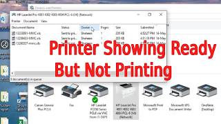 Fix The Printer Showing Ready But Not Printing In Windows 10/11.
