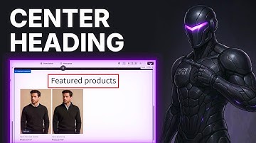 How to Center Collection Section Headings on Shopify Dawn (2026) | Quick Fix