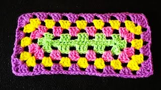 Crochet Granny Rectangle Tutorial