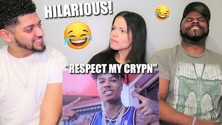 MOM'S BF REACTS TO BLUEFACE! \\