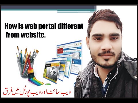 Difference between website and web portal