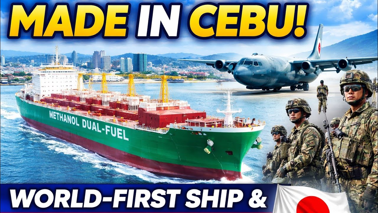 MADE IN CEBU: Unang Methanol Dual-Fuelled Bulk Carrier sa Mundo Japan Nagbigay ng Military Pilipinas